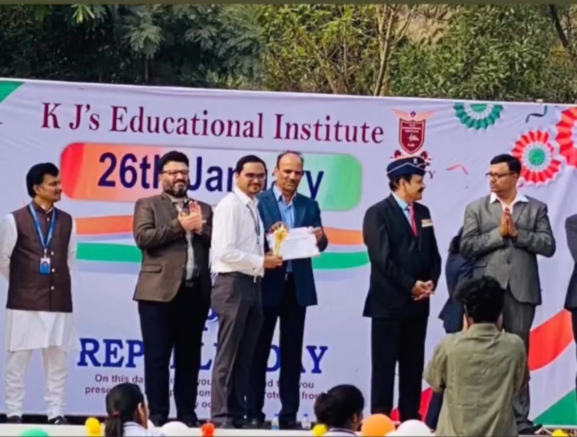 Best Faculty of the Year - Abhishek K. Taware