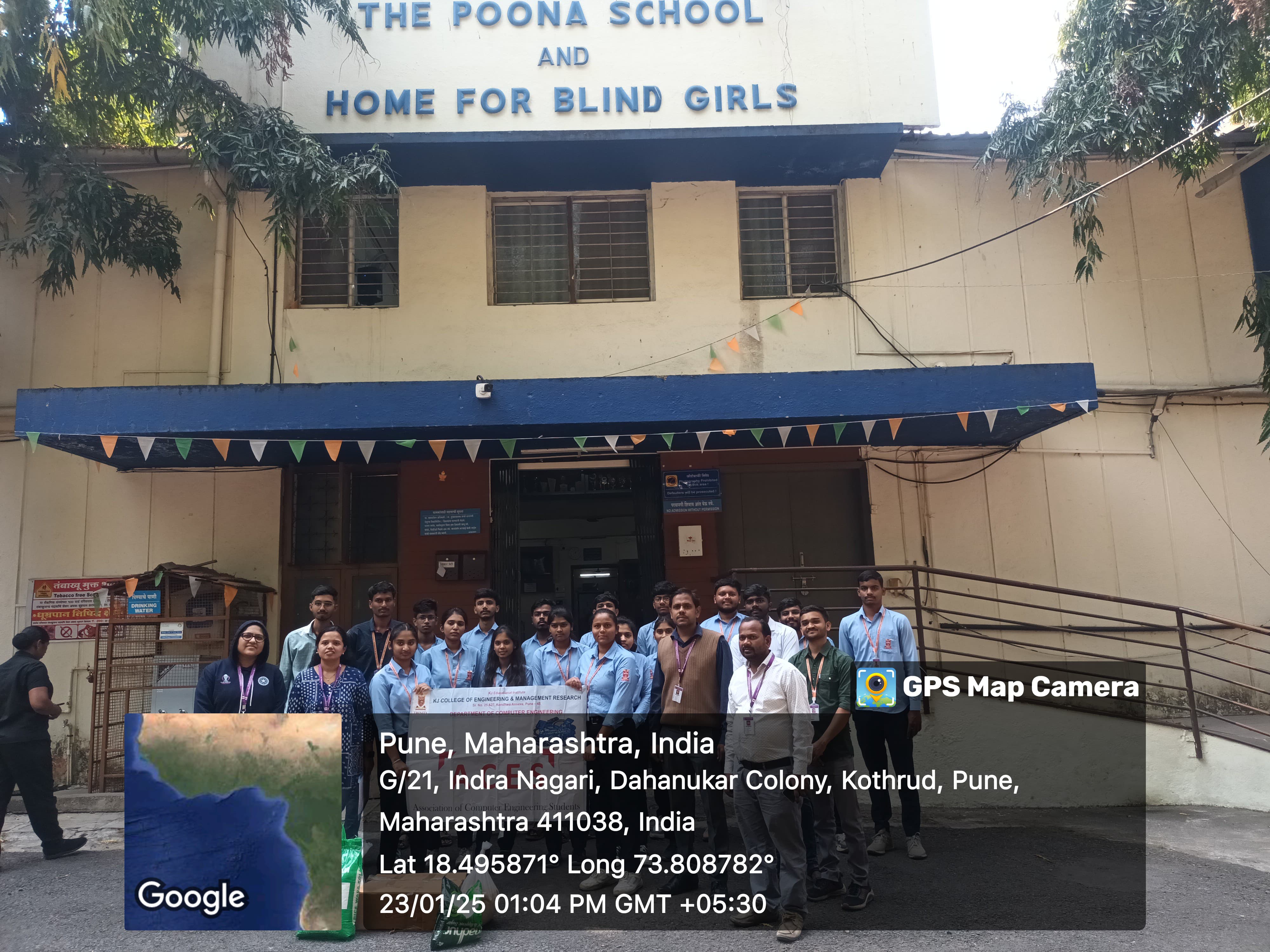 Visit to School for the Blind