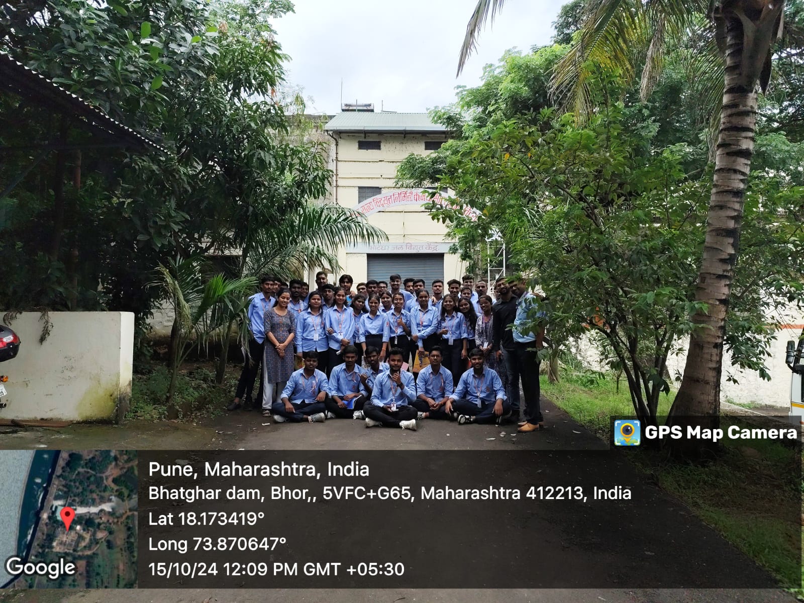 Industrial Visit at Bhatghar Hydro power station[16/10/24]