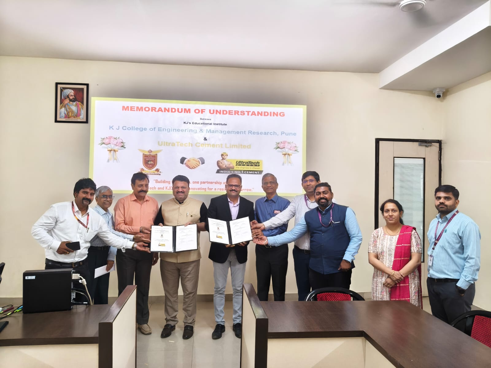 Industry- Institute Collaboration MoU sign with Zensar RPG Foundation on 13th August 2019