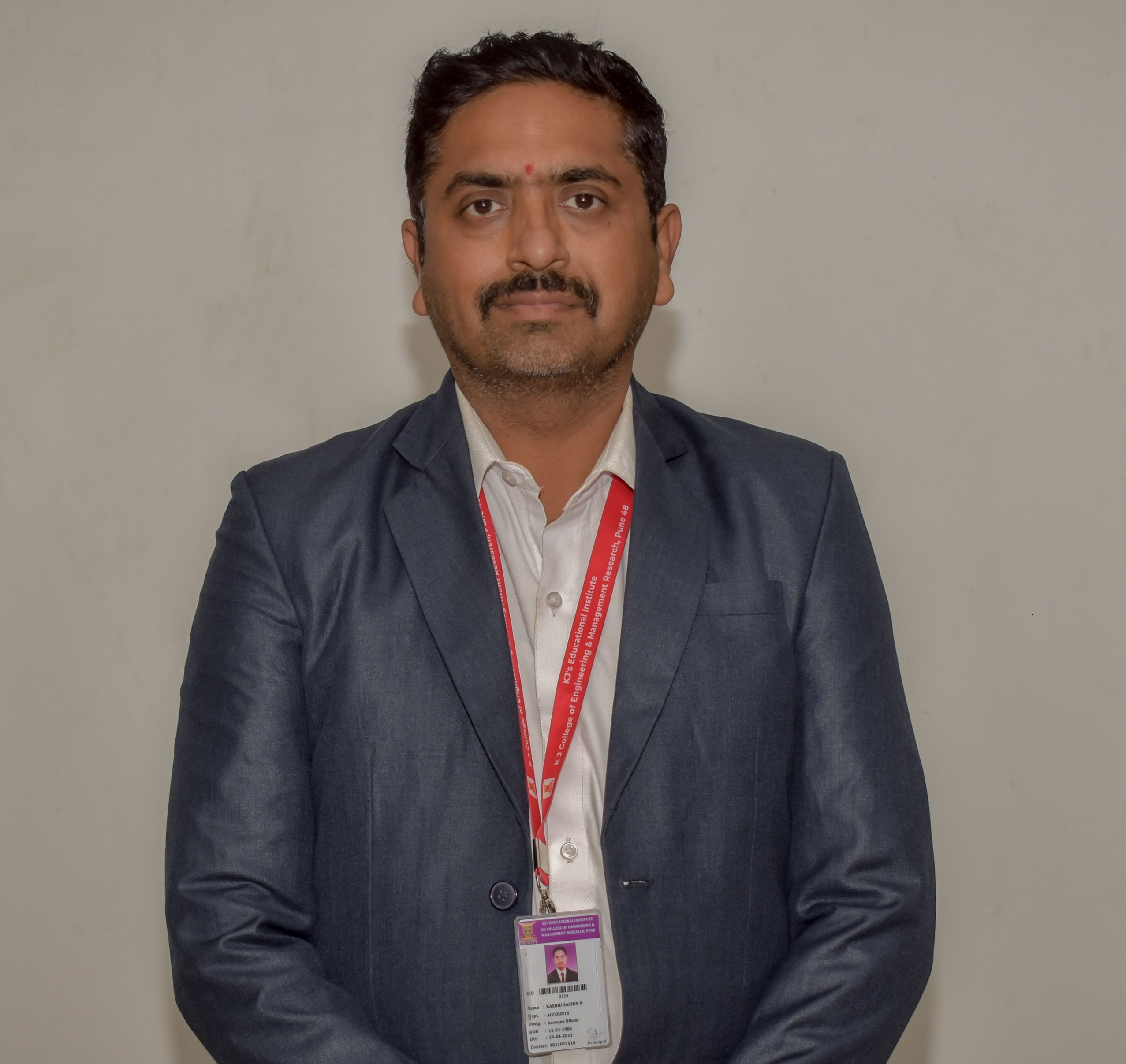 Finance Officer Mr. Sachin Kashid